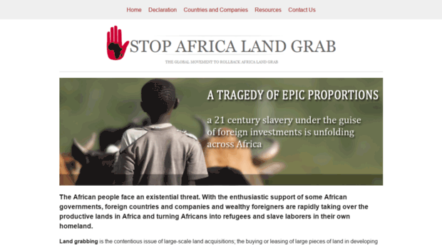 stopafricalandgrab.com