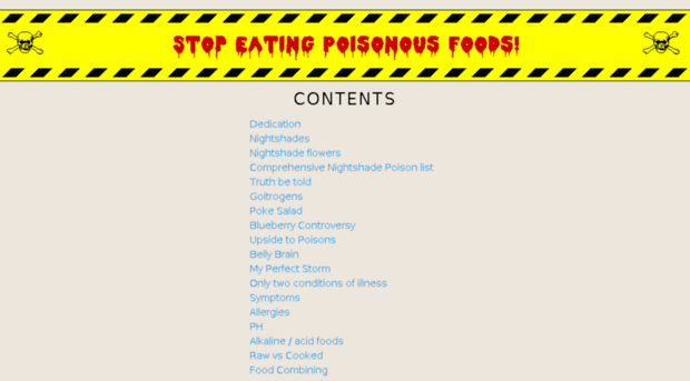 stopeatingpoisonousfoods.com