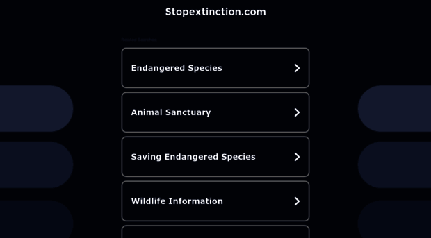 stopextinction.com