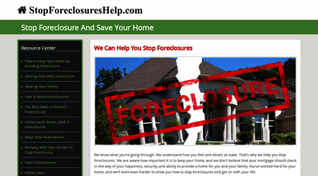 stopforeclosureshelp.com