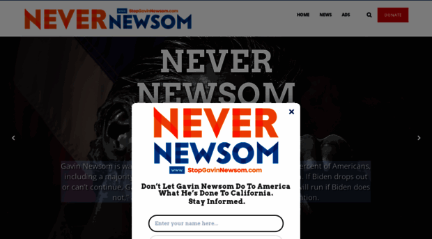 stopgavinnewsom.com