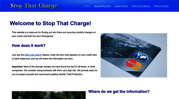 stopthatcharge.com