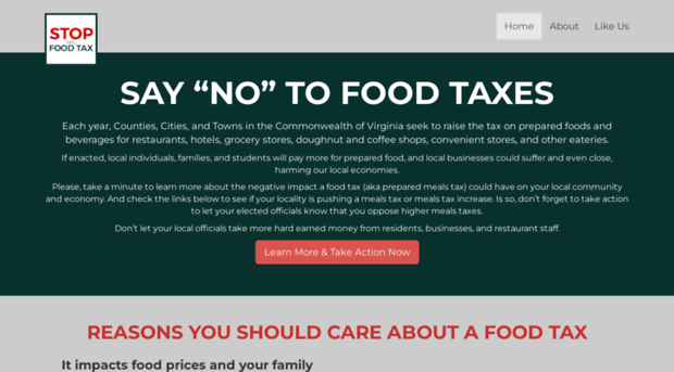 stopthefoodtax.com