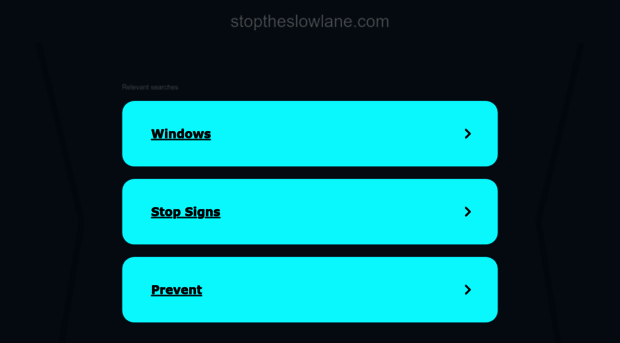 stoptheslowlane.com