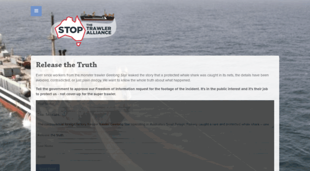 stopthetrawler.net