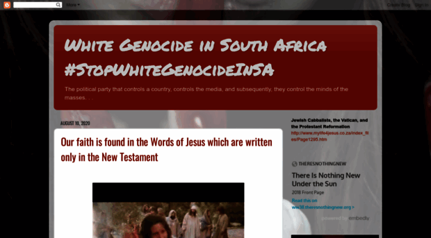 stopwhitegenocideinsareports.blogspot.com