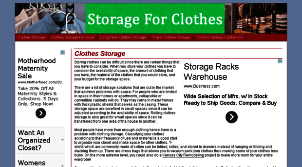 storageforclothes.com