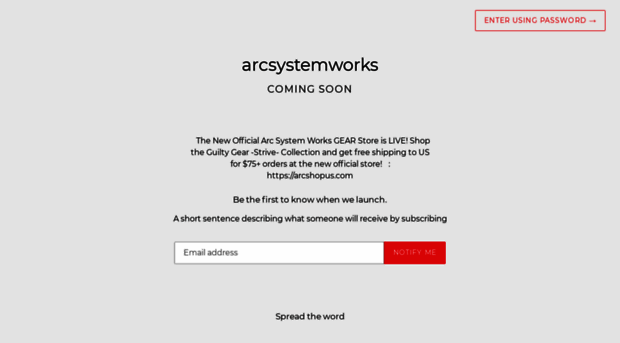 store.arcsystemworks.com