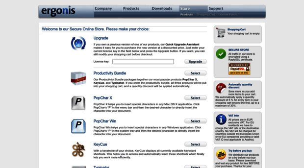 store.ergonis.com