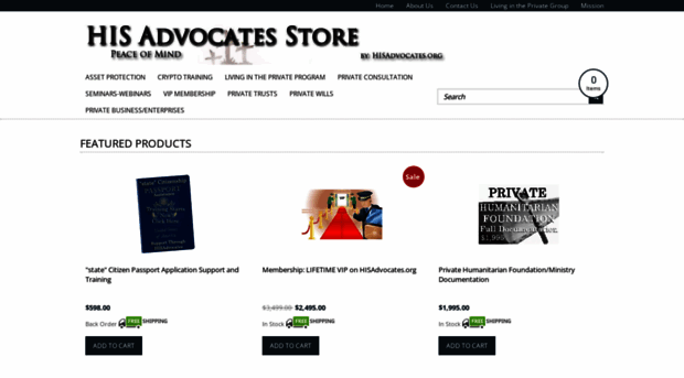 store.hisadvocates.org