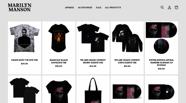 store.marilynmanson.com