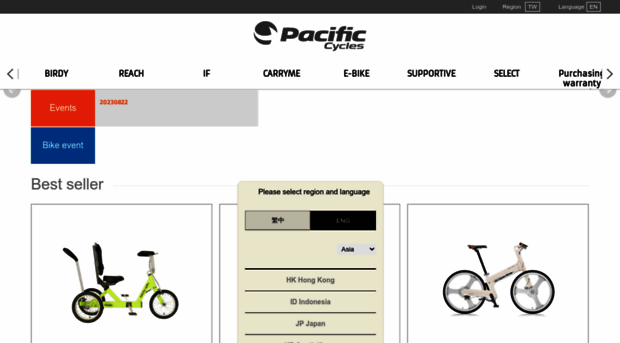 store.pacific-cycles.com