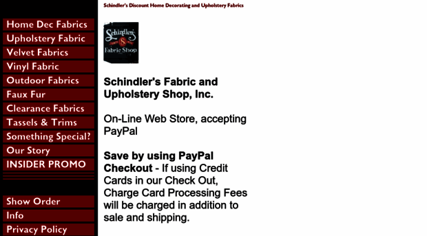 store.schindlersfabrics.com