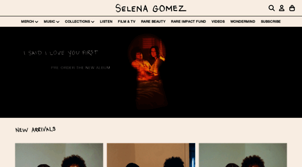 store.selenagomez.com
