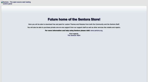 store.sentora.org