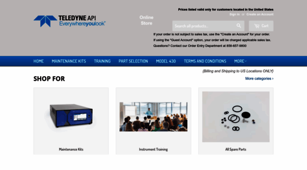 store.teledyne-api.com