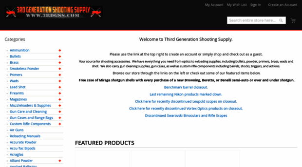 store.thirdgenerationshootingsupply.com