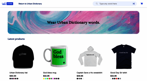 store.urbandictionary.com