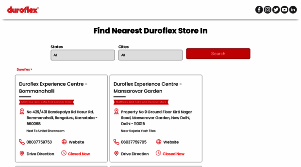 stores.duroflexworld.com