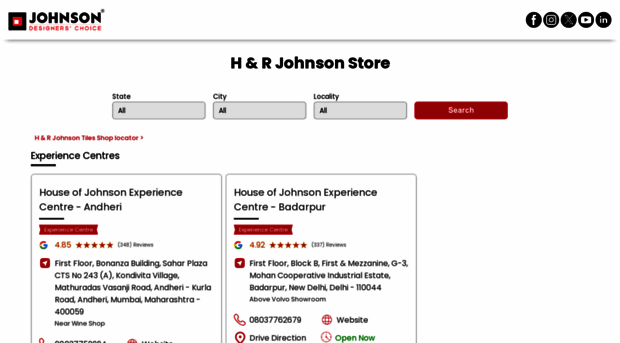 stores.hrjohnsonindia.com