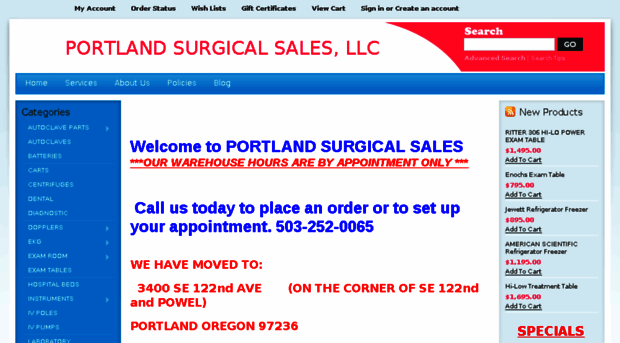 stores.portlandsurgicalsales.com