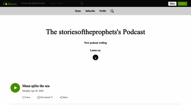 storiesoftheprophets.podbean.com