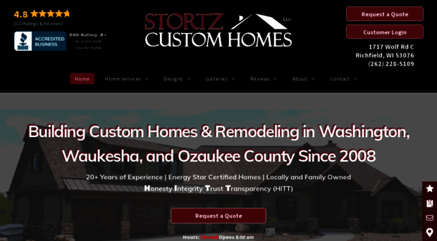 stortzcustomhomes.com