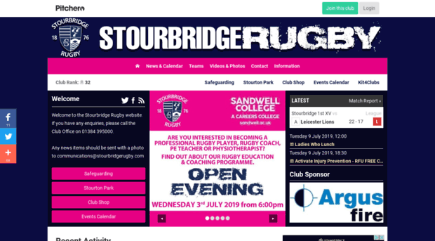 stourbridgerugby.com