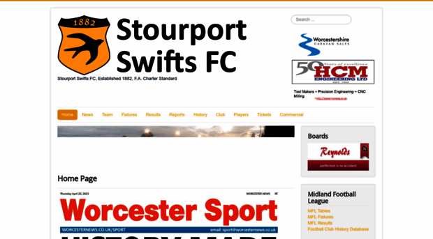 stourportswiftsfc.co.uk