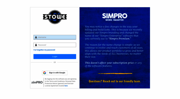 stowe.simprocloud.com