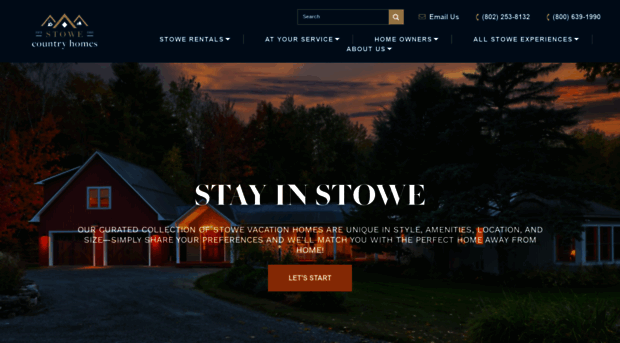 stowecountryhomes.com