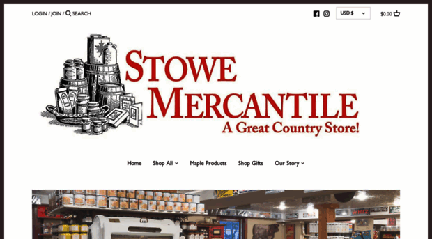 stowemercantile.com