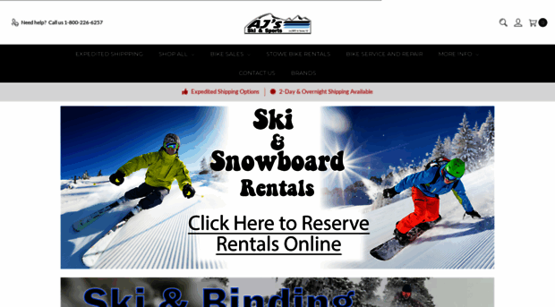 stowesportsrentals.com