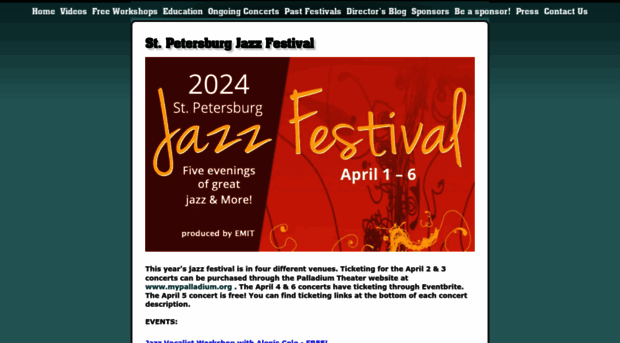 stpetejazzfest.com