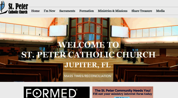 stpetercatholicchurch.com