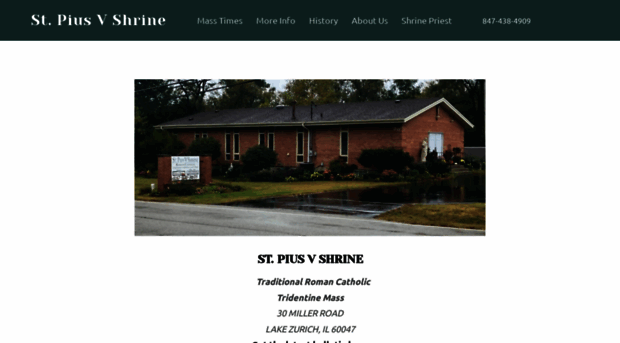 stpiusvshrine.com