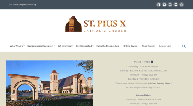 stpiusxchurch.org