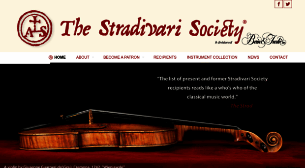 stradivarisociety.com