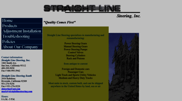 straightlinesteering.com