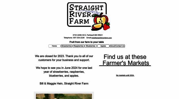 straightriverfarm.com