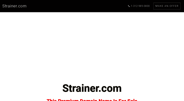 strainer.com