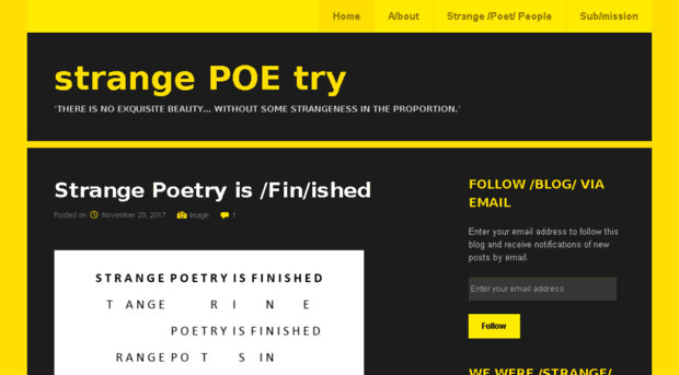 strange-poetry.com