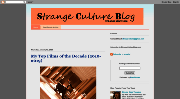 strangecultureblog.com