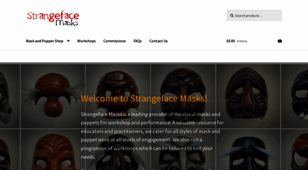 strangefacemasks.com