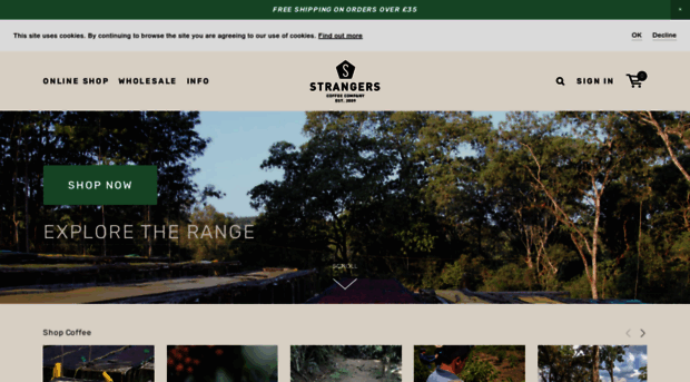 strangerscoffee.com