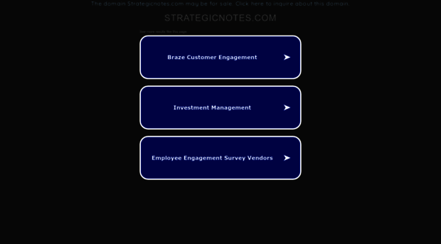strategicnotes.com