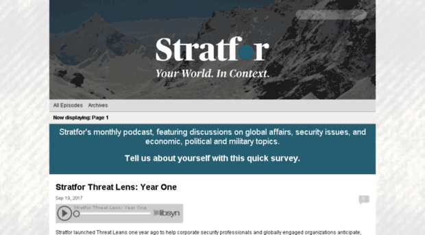 stratfor.libsyn.com