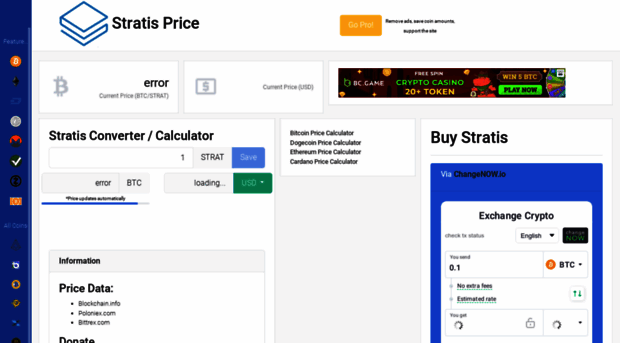 stratis.price.exchange