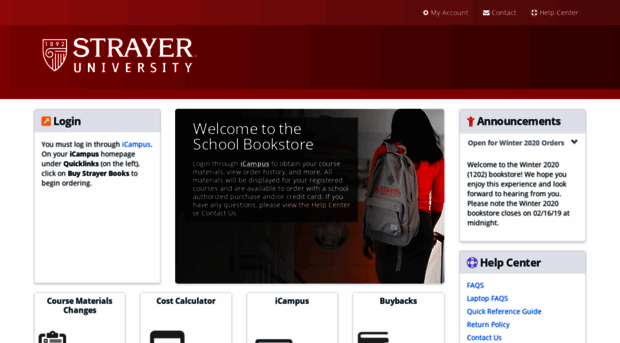 strayerbookstore.com