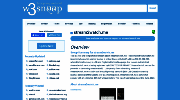 stream2watch.me.w3snoop.com